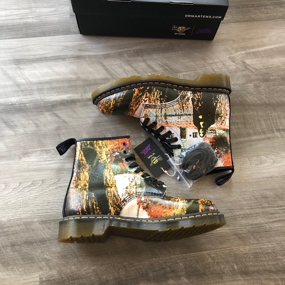 Dr. Martens Black Sabbath Combat Boots NIB - Picture 2 of 9